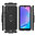 Slim Armour Tough Shockproof Case / Finger Ring Holder for Vivo Y17 / Y12 - Black